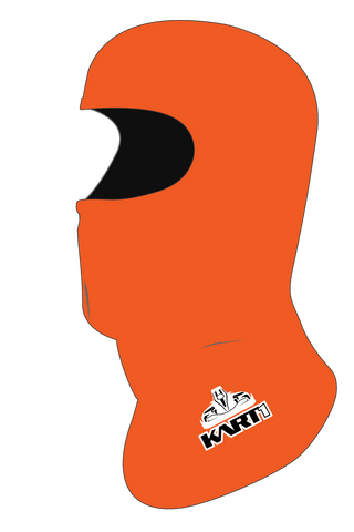 KART1 FULL FACE POLYCOTTON HEAD SOCK - Orange